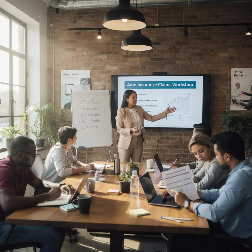 Kierowca przeglądający checklistę przed zgłoszeniem szkody.