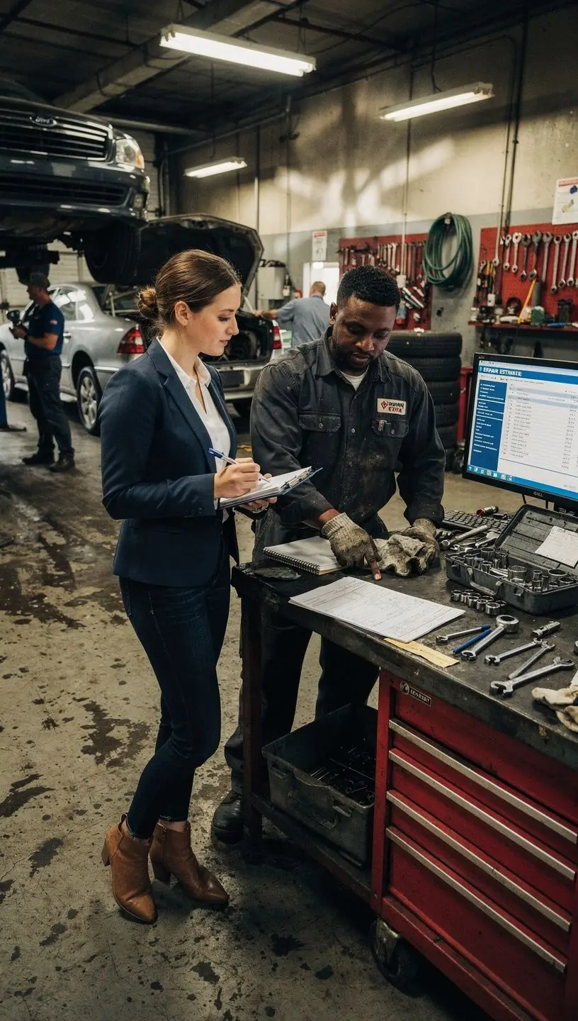 Przewodnik krok po kroku dotyczący przygotowania roszczenia ubezpieczeniowego dla kierowców.